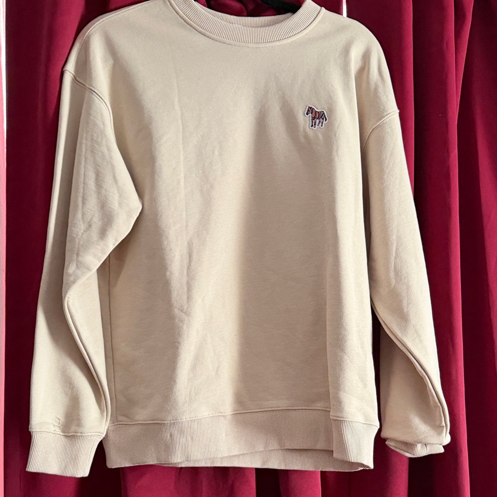 Paul Smith Cream Sweatshirt with Embroidered Logo